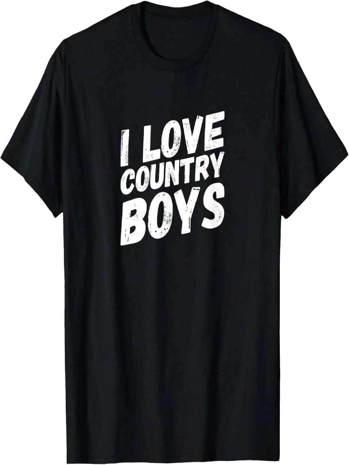 I Love Country Boys T-Shirt, Graphic Tshirt, Novelty Tee S