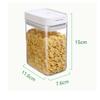 Getreideaufbewahrungsbehälter Transparent Lebensmittelaufbewahrung Versiegelt 800ml Getreideaufbewarungsspender für Küche