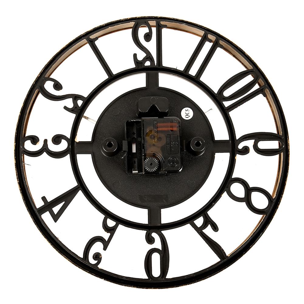 Decorative Battery Operated Clock Vintage Style Non-Ticking Clock Battery Operated Clock Farmhouse Style Home Decoration China Mainland