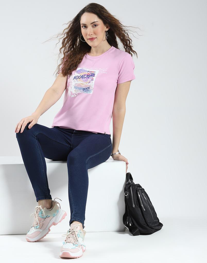 Monte Carlo Womens Printed Round Neck Top