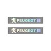 2Pcs Auto Windshield Wiper Laser Sticker Car Styling Decal for Peugeot 208 308 408 508 2008 3008 4008 5008J