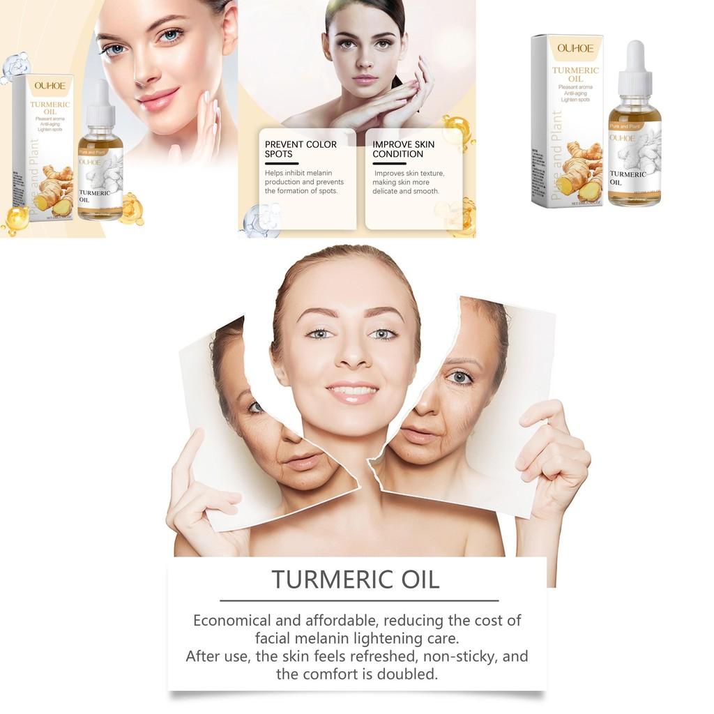 Ouhoe Turmeric Essential Oil Luxurious Moisturizing Hydrating Face Serum For Radiant Skin