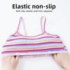 Sutiã escolar simples, cor arco-íris, regata feminina, roupa íntima para adolescentes, sorvete, bralette