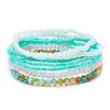 Temu Shell Rice Beads Multi-layer Bracelet: Versatile Ocean Resort Style 3-Piece Beaded Jewelry Set
