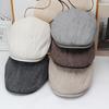 Tooling style old forward hat street versatile and thin painter newsboy hat men and women can wear caps in autumn and winter