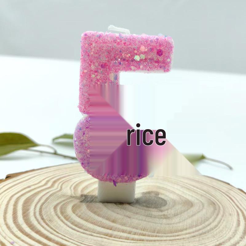 Pink Butterfly Princess Birthday Number Candles - Individually Packed and Creative Party Decorations