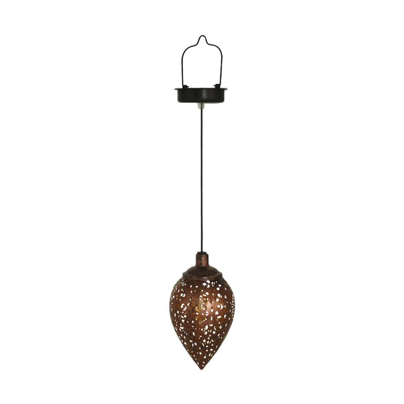 Solar Water Drop Garden Pendant Light