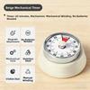 Visual Timer Mechanical Countdown Timer Magnetic Backing Cooking Timer Clock  For Baking Cooking