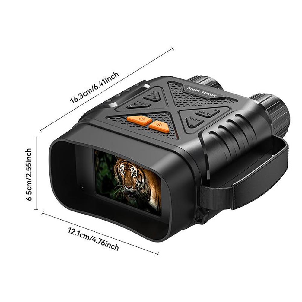 HD 1080P Digital Night Vision Goggles 2000mAh Rechargeable Battery Night Vision IR Goggles for Saving Camping Photos and Videos