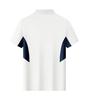 Romon Men's Antibacterial Sunscreen Polo Shirt White Breathable and Cool Feeling