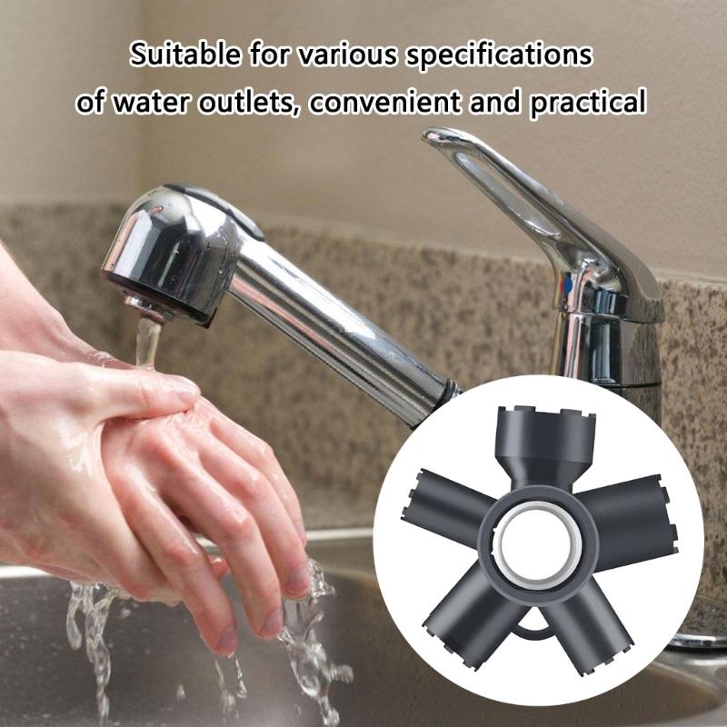 Ergonomic Handle Faucet Aerator Removal Tool Faucet Tool for Quick and Convenient Use at Homes or by DIY Enthusiasts