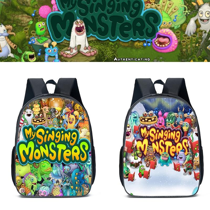 My Singing Monsters Cartoon Backpack For Kids 20l Capacity
