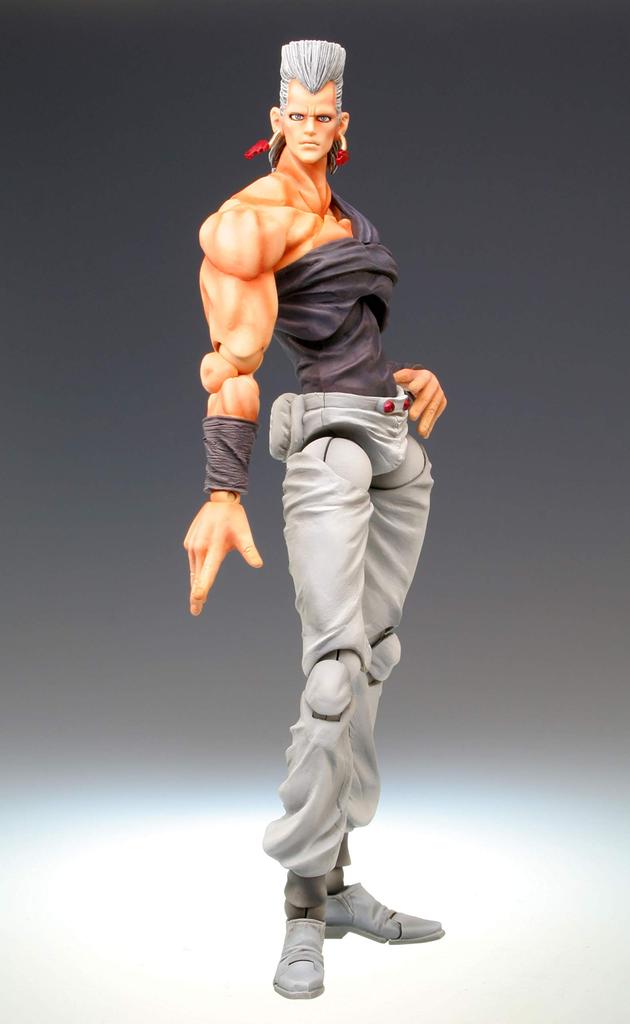 Super Figure Movable Bizarre Adventure Part Polnareff Approximately 160mm PVC ABS Nylon Painted Movable Figure "JoJo's 3" J.P. & &
