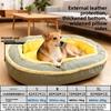 Pet Dog Bed Large Removable Washable Plush For Indoor Use
