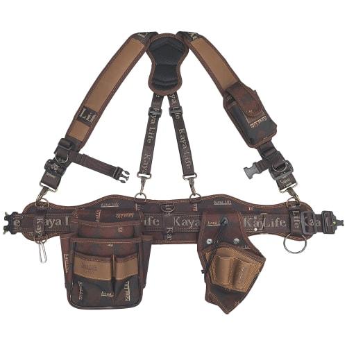 Tool Belt Pouch Set, a multi-functional tool holder belt with suspenders and pockets for work, electricians, and carpenters. Perfect for DIY tools, re