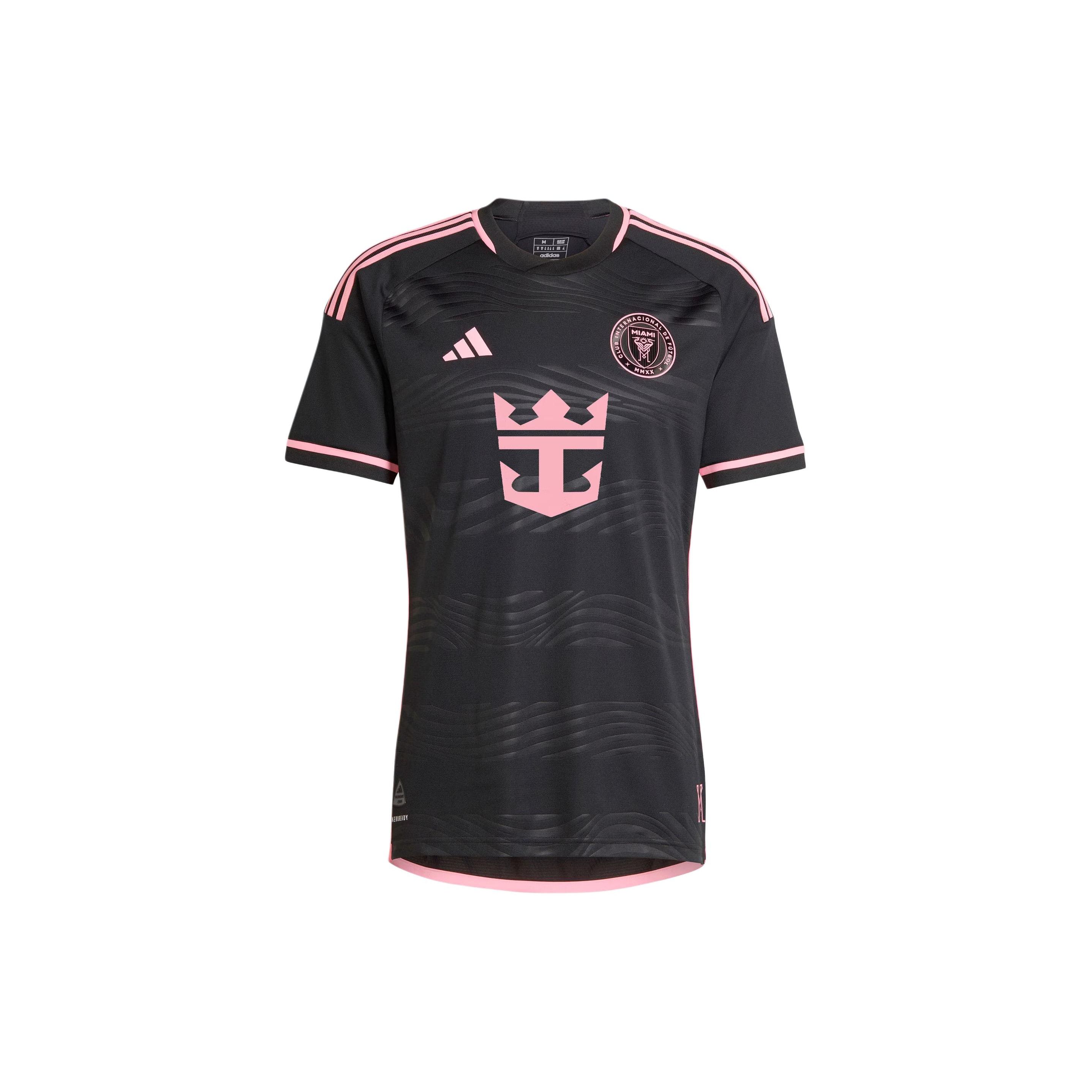 adidas Inter Miami CF 23/24 Authentic Away Jersey Black Pink IS4874 XXL