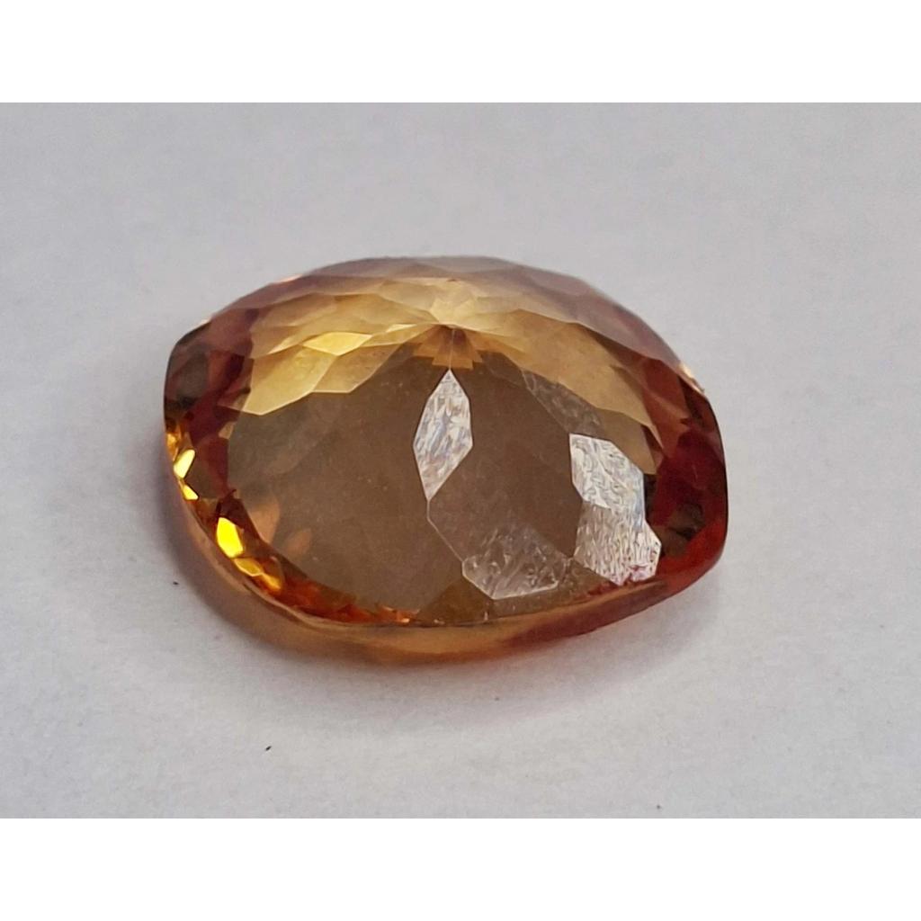 9-11 Ct Natural Padparadscha Sapphire Cushion Cut Fabulous Certified Gemstone