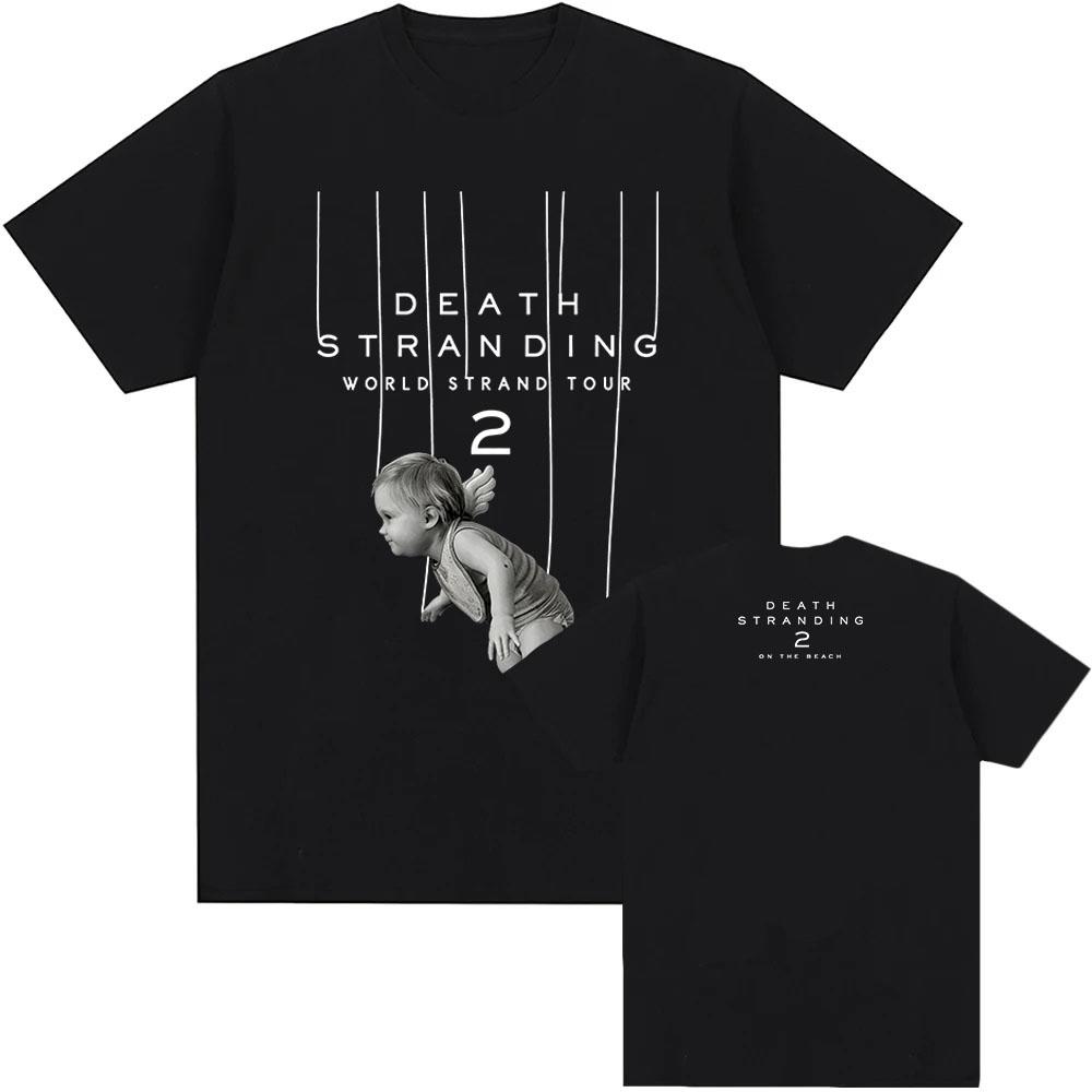 Men Women Clothing Game DEATH STRANDING 2 ON THE BEACH T-shirt Loose Casual O-neck Fashion Tshirts Design Graphic Print T Shirt