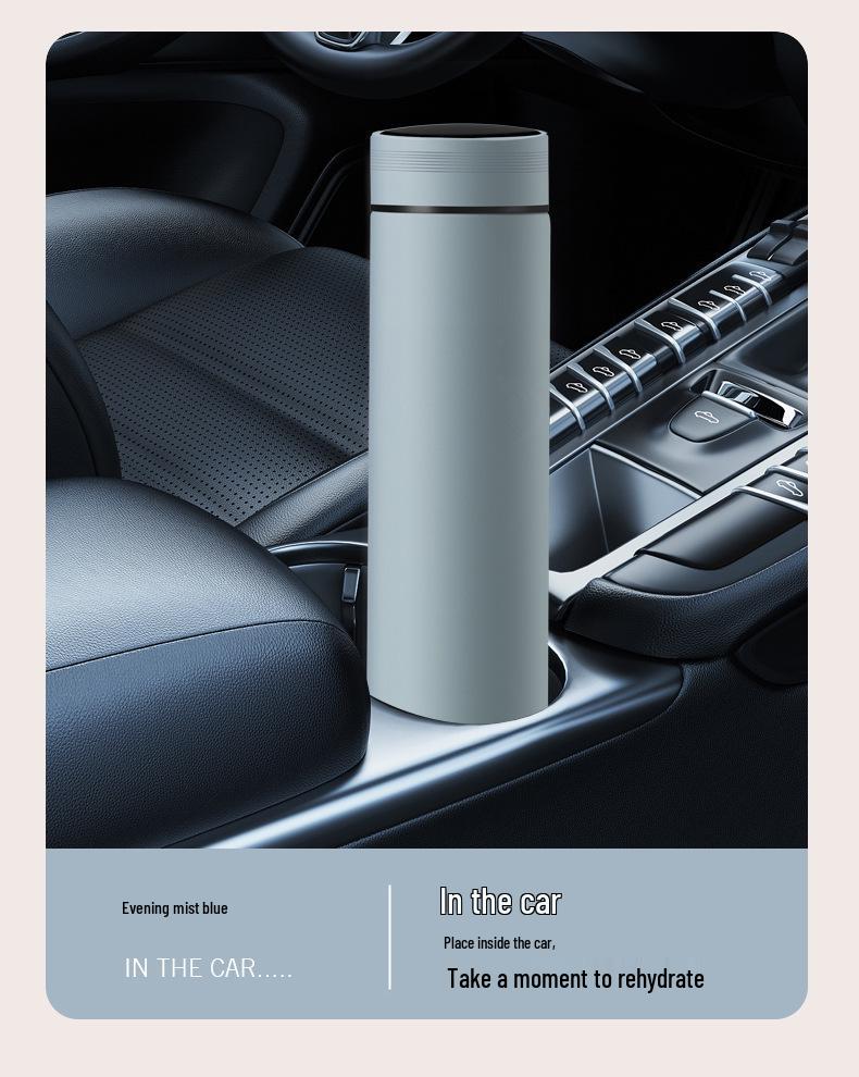 316 Stainless Steel Insulated Smart Cup, Tea & Water Separation, Stylish Gift for Men & Women