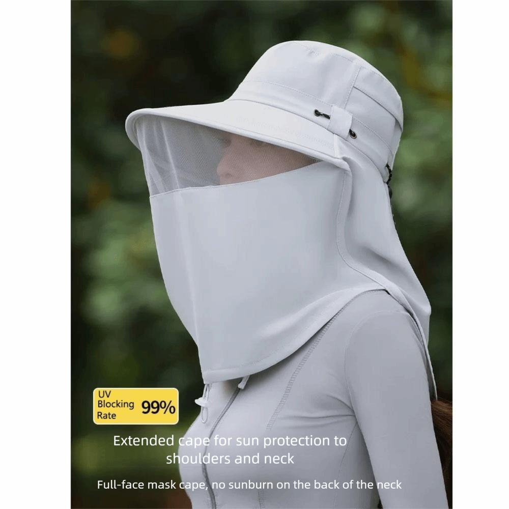 Quick Drying Sun Protection Hat Neck Guard Face Covering Sunhat Summer Sunscreen Cap  Camping