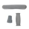 Crutch Accessories Kit - Including Pad, Handle Grip Covers, Tip Cover – Gray