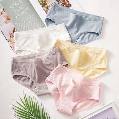 Mädchen Cartoon Gedruckte Unterwäsche Baumwolle Bequeme Slips Große Taille Niedliche Lingerie Dreiecksslips