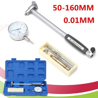 50-160mm 0.01mm Přesný číselníkový vnitřní mikrometr Indikátor Mikrometr pro válce motoru Měřicí nástroje Testovací sady