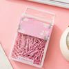 70 Pcs Pink/ Purple/ Green Paper Clips Vibrant Color Metal Paper Clips  Organizing Documents
