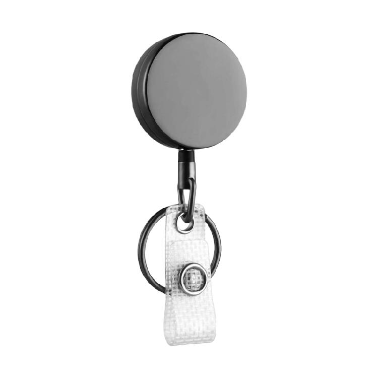 

Heavy Duty Carabiner Holder Badge Reels ID Badge Holder Retractable Keyring Easy to Use for Office School 1