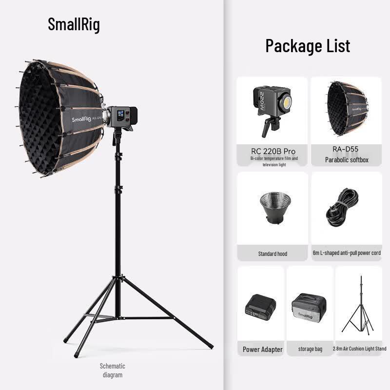 SmallRig RC220B Pro Bi-Color LED Video Light