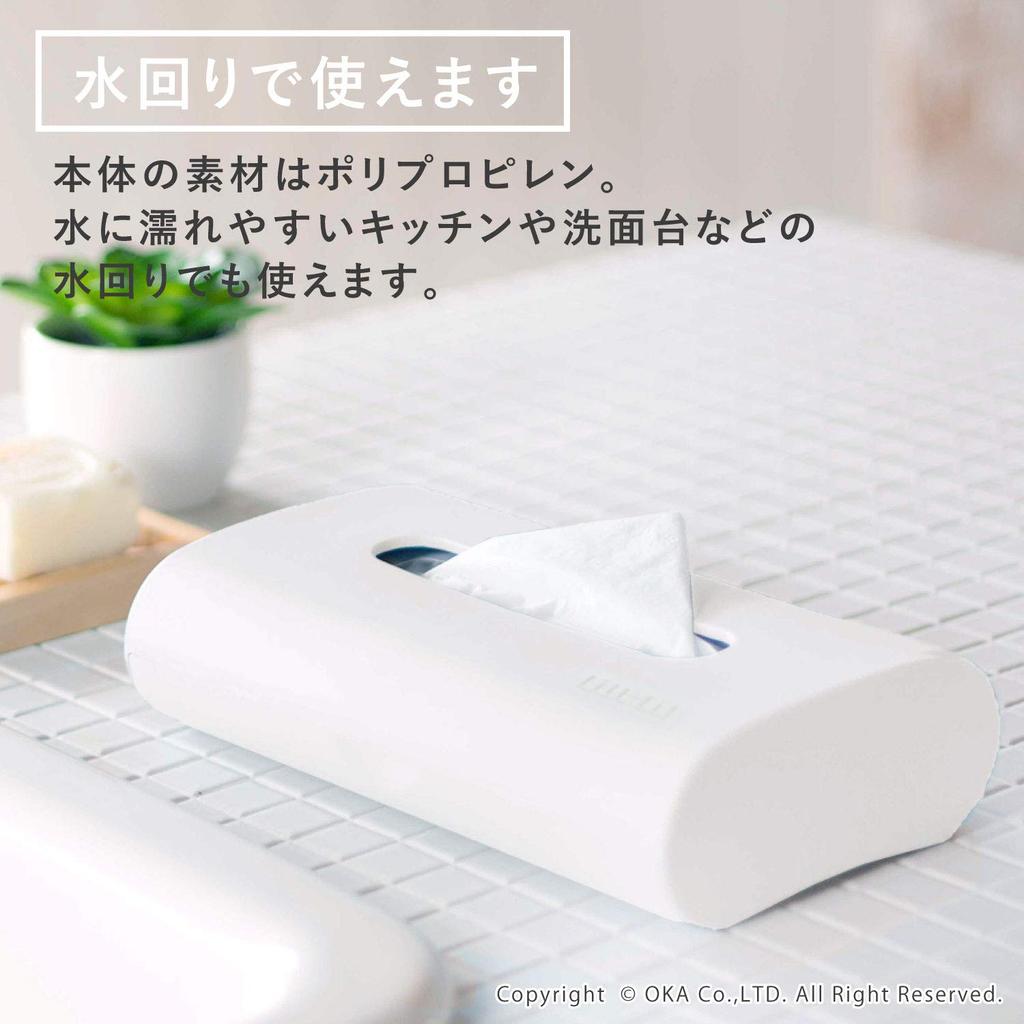 OKA Polypropylene Tissue White Convenience Fill+fit Case, Rectangular, (Home Plan, Vertical, Horizontal, Hanging)