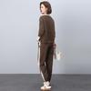 Casual Women's Spring/Autumn 2025 Sweatshirt Set: Fashionable Two-Piece, Age-Reducing Mom Outfit.