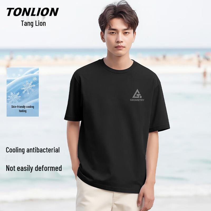 

TonLion Men s Double-Sided Cooling T-Shirt L