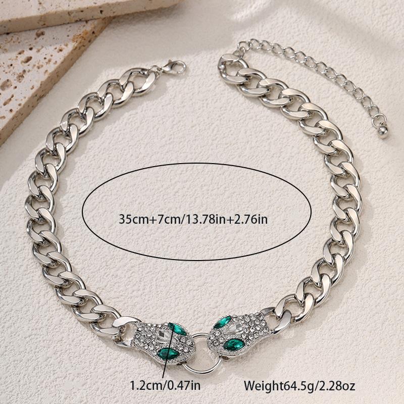 Neuer modischer Damenanzug, hochwertige Accessoires, Schlangenkopf mit Diamanten, leicht luxuriöses Design, Geschenk für die Feiertagsparty.