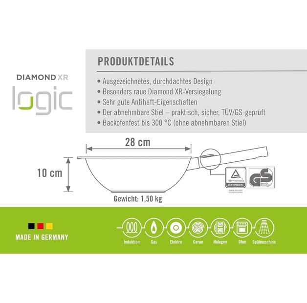 Сковорода-вок Woll Logic XR 28 см (11028LCI)