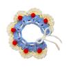 Adjustable Woven Pet Collar Lightweight Crochet Kitten Collar  for Cats Small Dogs