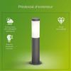 Outdoor Pole Lamp - UTRECHT - Anthracite Pole - 1x20 W - High Voltage