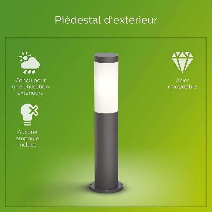 Outdoor Pole Lamp - UTRECHT - Anthracite Pole - 1x20 W - High Voltage