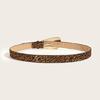 Waist Belt Cowgirl Leopard Print Waist Belt Stylish Retro Waistband for Dress