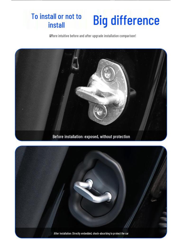 Tesla Model Y3 Protector Siliconic pentru Amortizarea Șocurilor la Blocarea Ușilor