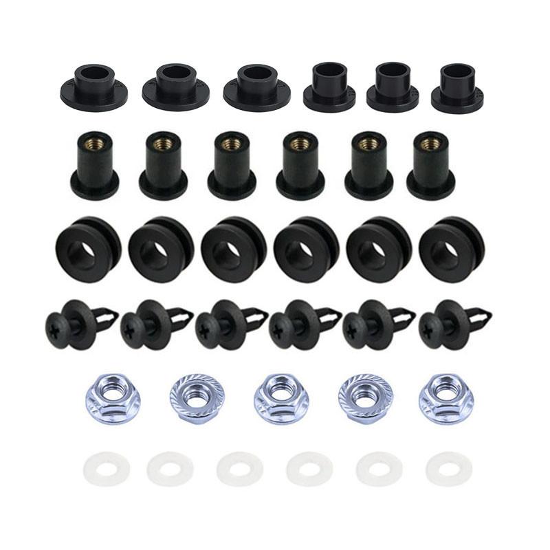 Fairing Bolt Kit For Honda CBR1000RR 2006-2007 1 Set Motorcycle Fairing Bolts Kit Body Screws Nut