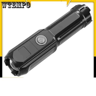 Telescopic Zoom Glare Flashlight USB Charging 18650 Portable Flashlight