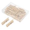 GLIDESMOOTH Wooden Wood for Office and Home Wall Multipurpose Clips, Color, 40pcs, Use, Durable, Practical, Mountable,
