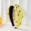 Hairband  Flower Printed Knotted Cloth Head Band Fashion Wide Hairbands Non Slip Hair Accessories for Women and Girls