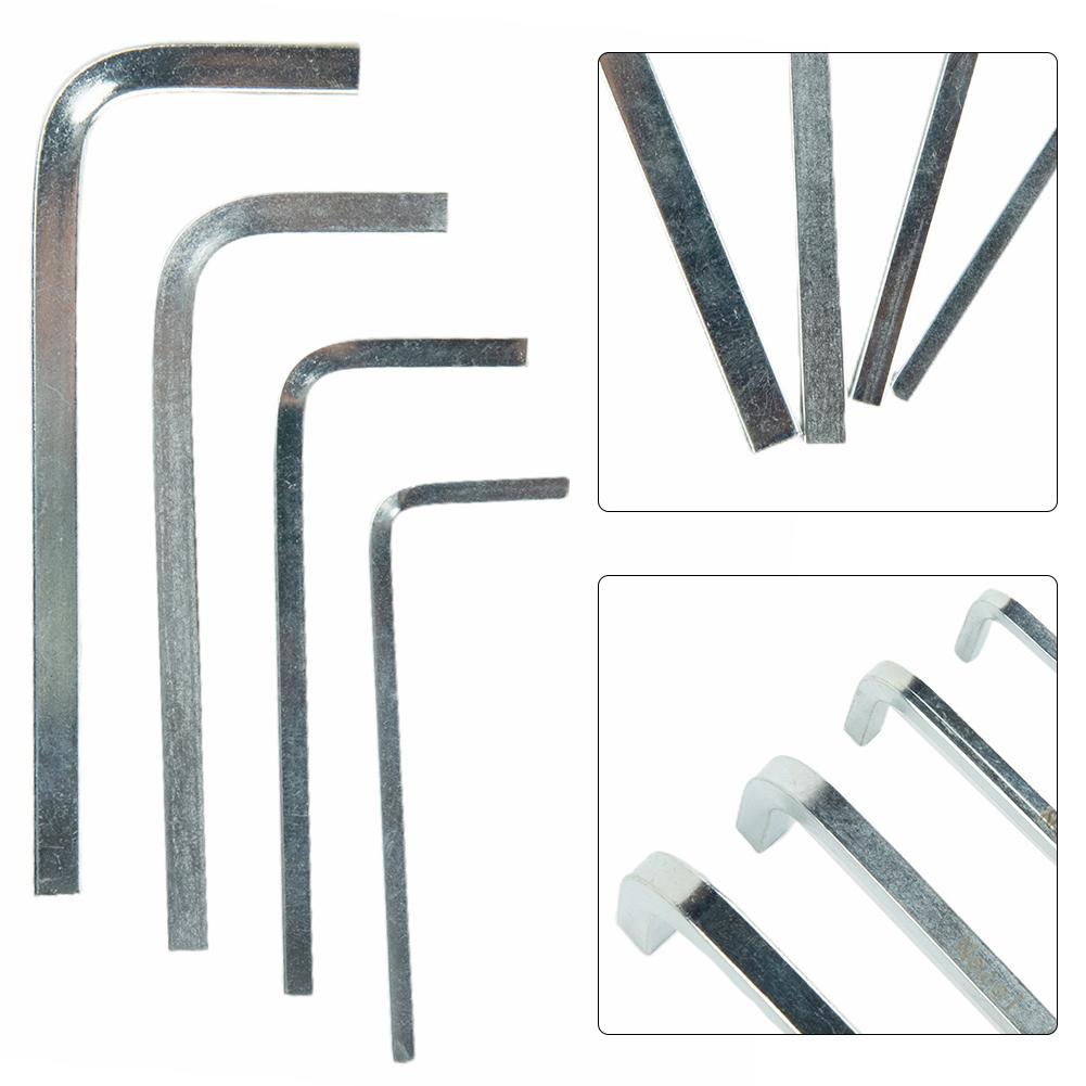 Convenient High Quality Brand New Wrench 3-6mm 4 Point 4Pcs Chromium Vanadium Steel For Tightening Inner Corner L Shape