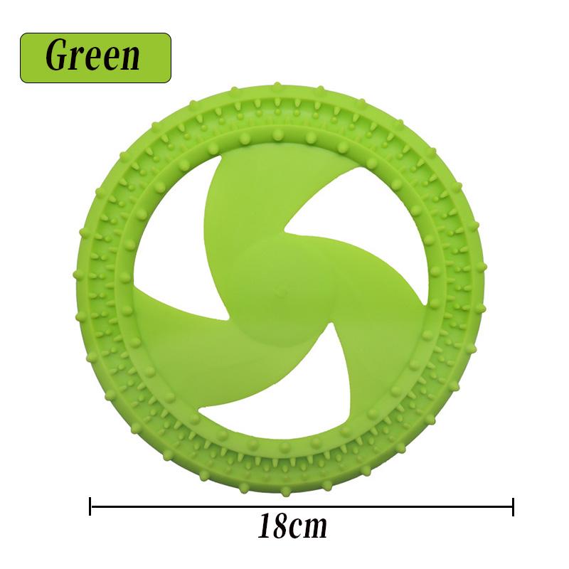 Bite Resistant Flying Disc Dog Toys For Dog Multifunction Pet Puppy Training Toys Outdoor Interactive Game Pet Dogs Products