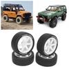 4Pcs 1Celsius10 RC Tires Plastic Rubber Smoothly   Strong Cushioning RC Wheels Replacement for    01  02