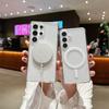 Magsafe Magnetic Charge Phone Case For Samsung Galaxy S25 S24 S23 Ultra S22 Plus S21 FE A16 A15 A35 A55 Clear Acrylic Slim Cover