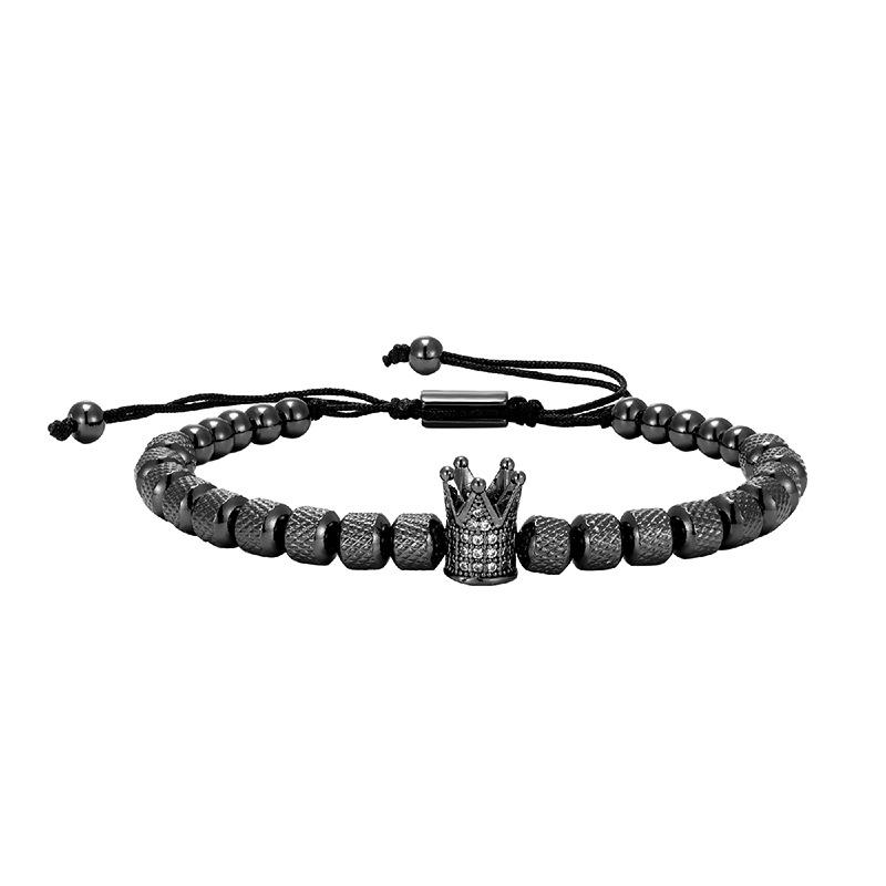 Jewelry Fashion Micro Inlaid Crown Handmade Beads Simple, Small and Popular Fashion Versatile Bracelet