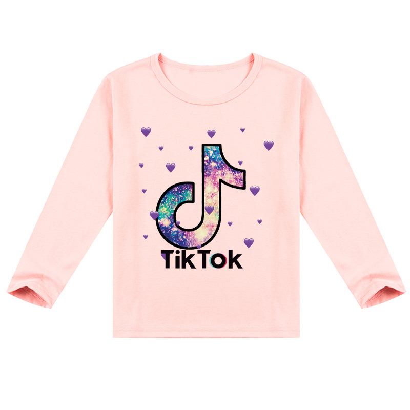 Tik Tok Colorful Print Casual Spring and Autumn Fashion Long